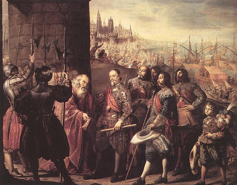 PEREDA, Antonio de The Relief of Genoa af France oil painting art